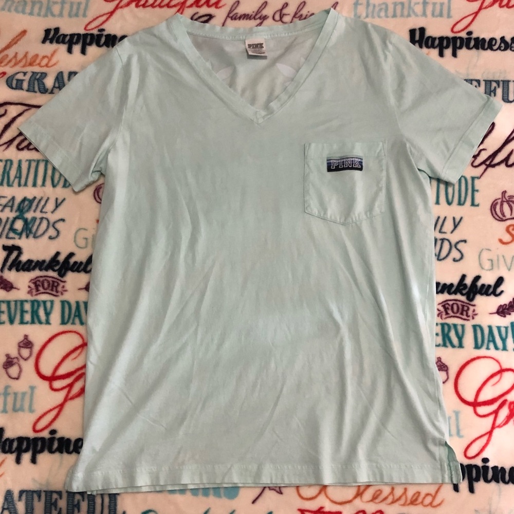 PINK Victoria’s Secret V-neck Pocket Tee
